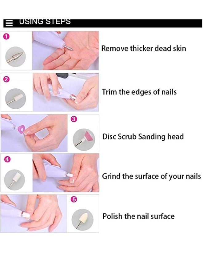 Generic - 5-In-1 Nail Shaper Kit White - Image 1