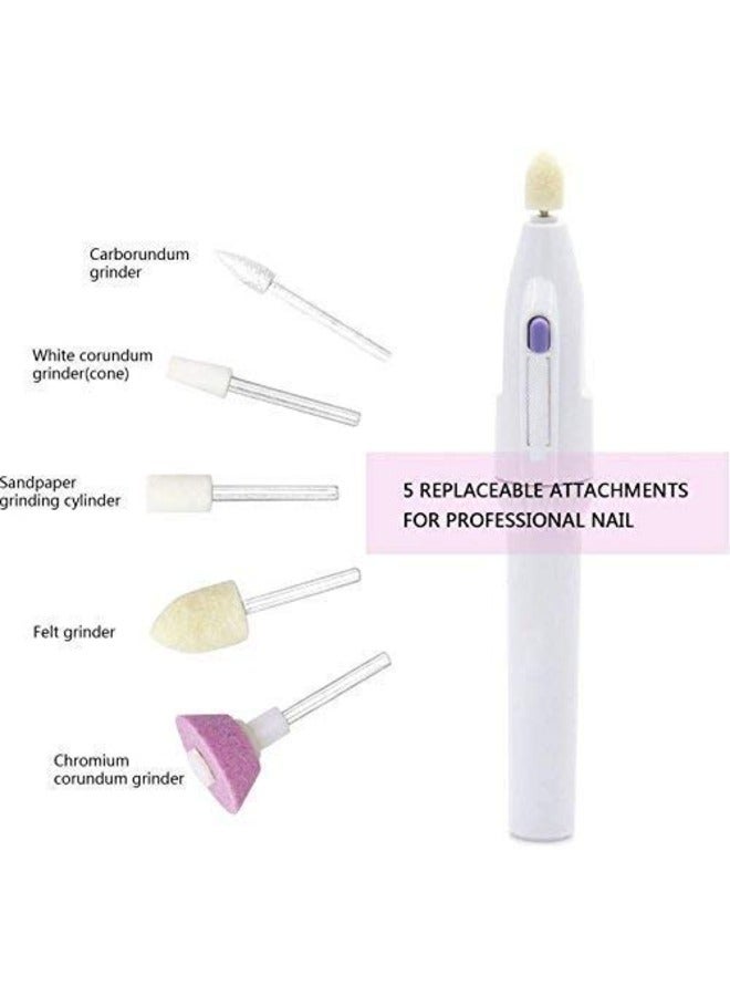 Generic - 5-In-1 Nail Shaper Kit White - Image 1