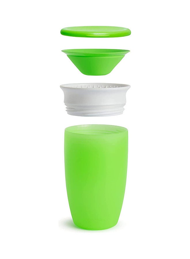 Munchkin - 10oz Miracle 360° Sippy Cup With Lid Green - Image 1