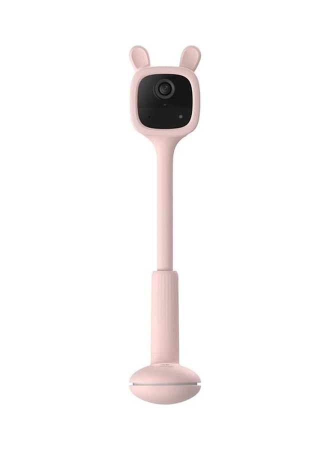EZVIZ - Wireless Battery Powered Baby CAM, Crying Detection, Activity Detection, Out-of-Crib Alert, 1080P, IR Night Vision, Wire-Free Setup, Two-Way Talk, SD Card, Pink Color, Girls, BM1 - Image 1