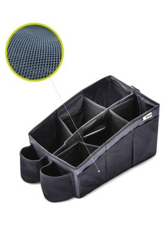 hauck Organize Me Car Seat Organizer Back Seat With Belt Attachment And Carry Handle, Cup Holders And Foldable Pockets, Greybox Without Content  - Image 2