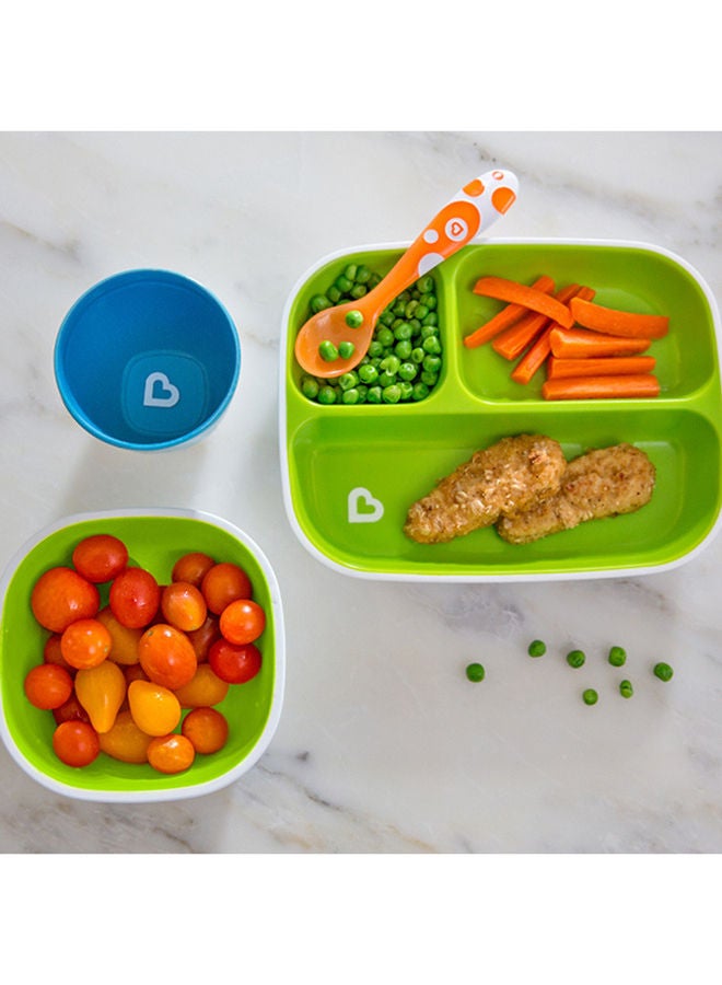 Pack Of 2 Splash Divided Plates