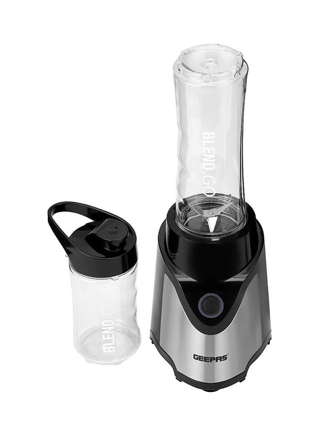 GEEPAS - Personal Blender With Plastic Sport Bottles 570 ml 500 W GSB44075N Black - Image 1