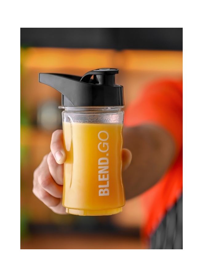 GEEPAS - Personal Blender With Plastic Sport Bottles 570 ml 500 W GSB44075N Black - Image 1