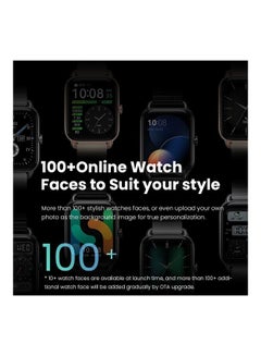 Haylou RS4 Plus Smart Watch Retina Amoled HD Display SpO2 Heart Rate Silicon Strap Black  - Image 3