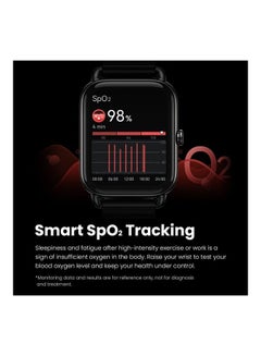Haylou RS4 Plus Smart Watch Retina Amoled HD Display SpO2 Heart Rate Silicon Strap Black  - Image 4