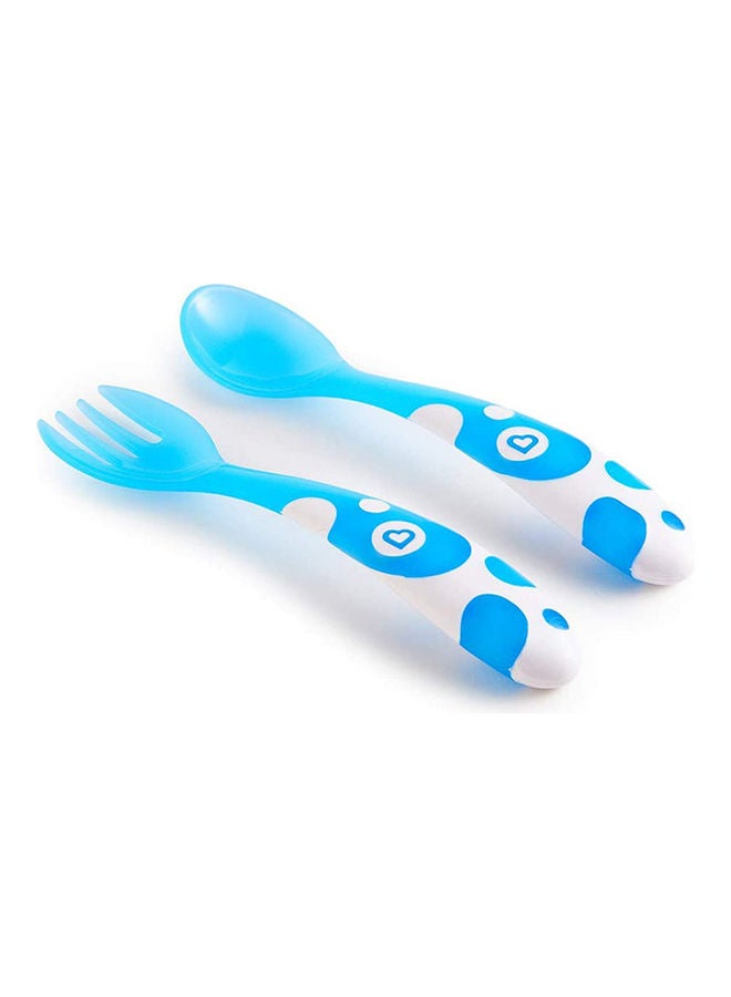 Munchkin - Multi-coloured Forks and Spoons Set of 6 Set of 1 - Image 1