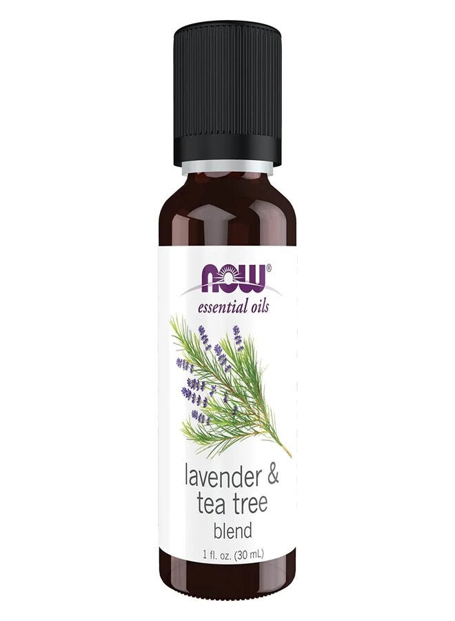 Now Foods Now Essential Oils, Lavender & Tea Tree Oil Blend 1 Fl. Oz. 