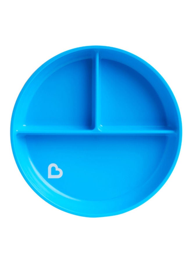 Munchkin - Pack Of 1 Stay Put Suction Plate- Blue - Image 1