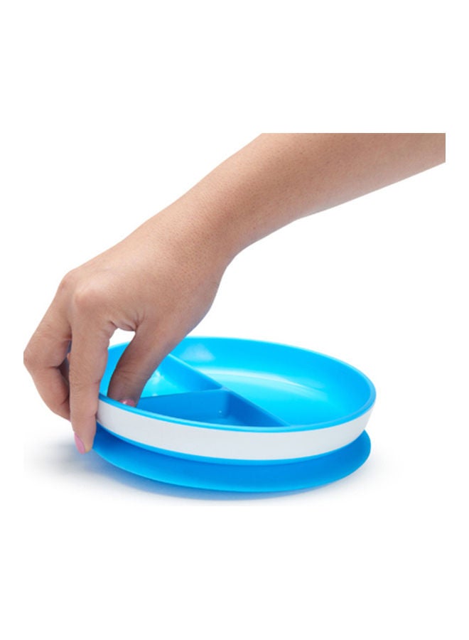 Munchkin - Pack Of 1 Stay Put Suction Plate- Blue - Image 1