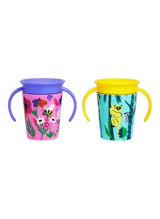 Miracle 360 Wildlove Trainer Cup 6 Oz/ 177 Ml 2 Pack Bee/lemur - v1683808371/N53405126A_1