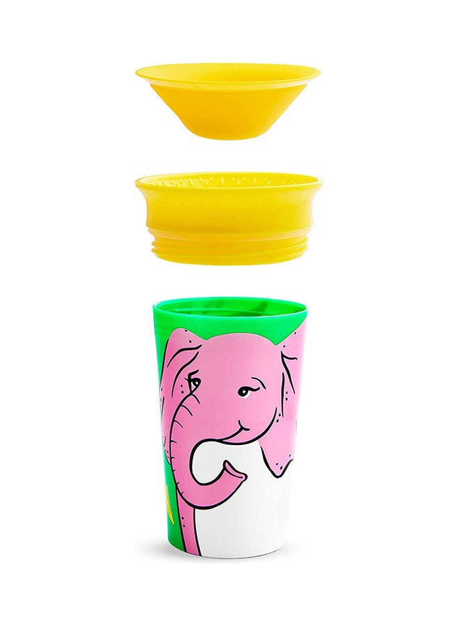 Munchkin - Miracle 360 Wildlove Sippy Cup 9 Oz / 266 Ml Elephant - Image 1