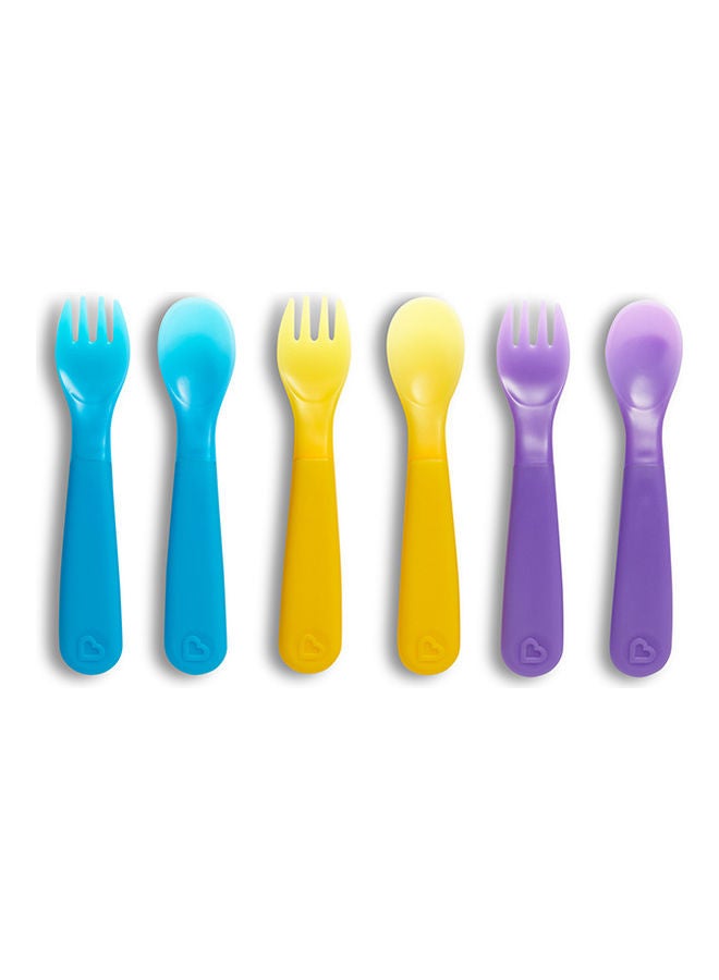 Munchkin Colour Change Toddler Forks And Spoons, Pack of 6  - Image 2