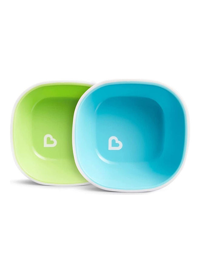 Munchkin 4 Piece Splash Dining Set-Blue/Green  - Image 5