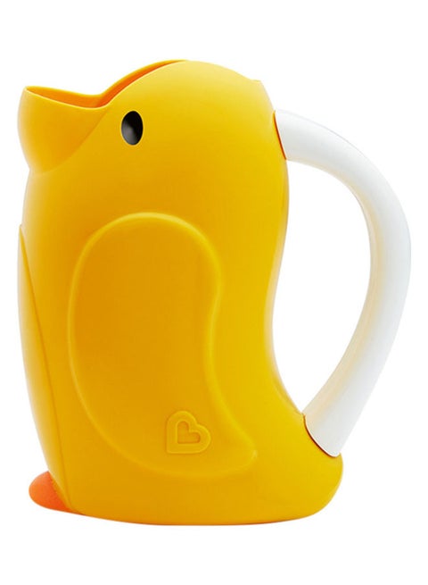 Duckling Soft Rim Bath Rinser with Easy-Grip Handle, Yellow