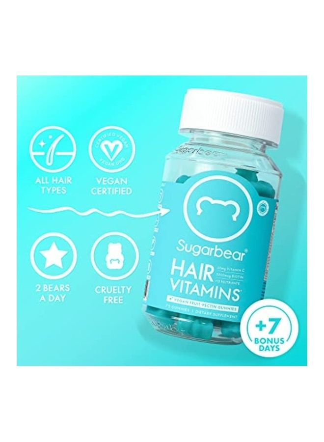 SugarBear - Vitamins 60 Gummies Hair Brush And 3 Ties - Image 1