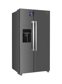 SUPER GENERAL 650 Liters Gross Side-By-Side Refrigerator-Freezer with Water Dispenser Digital Control  1 Year Warranty SGR870SBS Silver  - Image 2