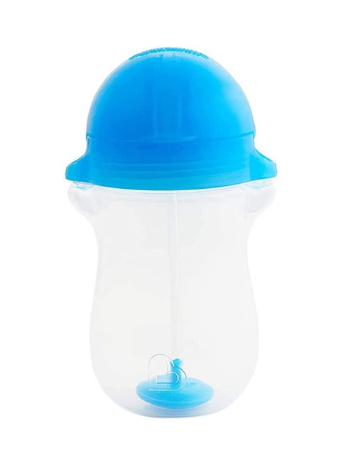 Click Lock Tip and Sip Weighted Straw Cup 10oz/296 Ml 1 Pack Blue
