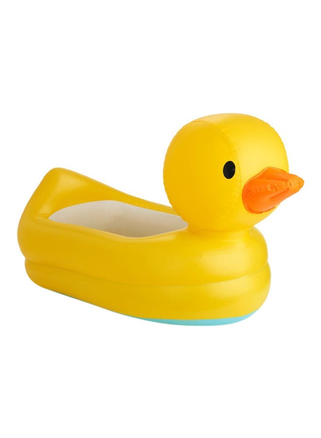 مونشكين حوض البط الأبيض الساخن القابل للنفخ، من 6 إلى 24 شهرًا، قطعة واحدة - Image 1