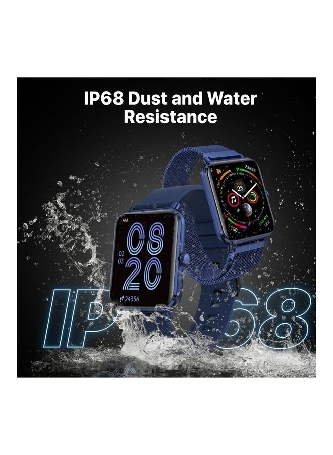 PROMATE - Smart Watch, Bluetooth 5.3 Health and Fitness Tracker with Media Storage, 1.78” AMOLED Display, 20 Day Battery Life, 37 Sports Modes and IP68 Water Resistance for iPhone 14, Galaxy S22, ProWatch-M18.B BLUE - Image 1