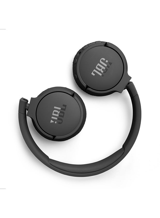 Tune 670 Adaptive Noice Cancelling Wireless On Ear Headphones Pure Bass Sound Black - v1683826000/N53404589A_8