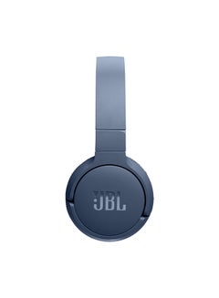JBL Tune 670 Adaptive Noice Cancelling Wireless On Ear Headphones Pure Bass Sound 5.3 With Le Audio Hands Free Call Plus Voice Aware Multi Point Connection Blue  - Image 4