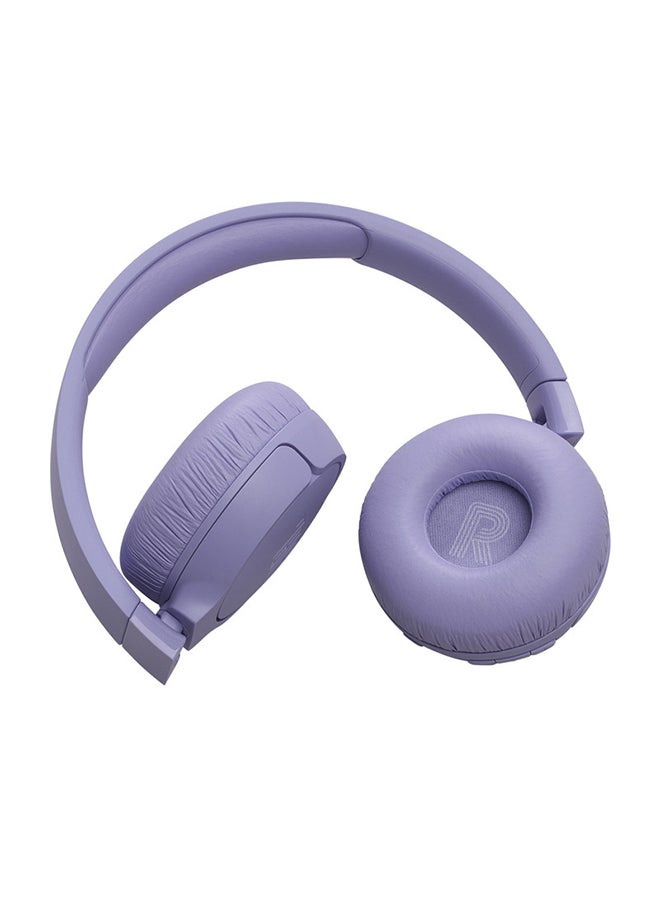 Tune 670 Adaptive Noice Cancelling Wireless On Ear Headphones Pure Bass Sound 70H Battery With Smart Ambient Bluetooth Purple - v1683826003/N53404591A_6