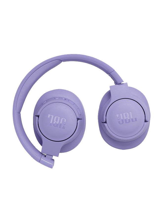 JBL Tune 770 Adaptive Noice Cancelling Wireless Over-Ear Headphones, Pure Bass Sound,Bluetooth 5.3 With Le Audio, Hands-Free Call + Voice Aware, Multi-Point Connection Purple - Image 1