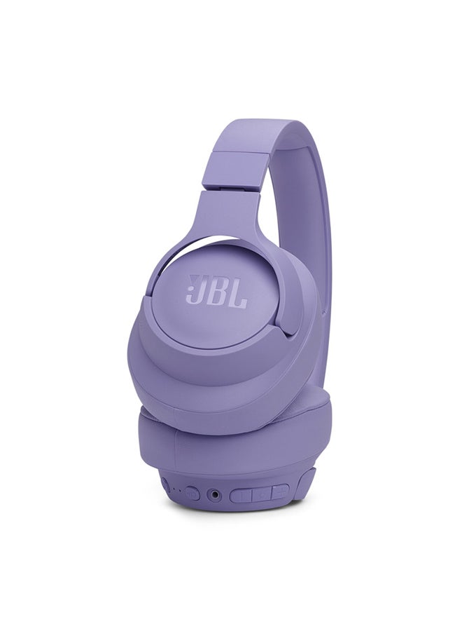 JBL Tune 770 Adaptive Noice Cancelling Wireless Over-Ear Headphones, Pure Bass Sound,Bluetooth 5.3 With Le Audio, Hands-Free Call + Voice Aware, Multi-Point Connection Purple - Image 4