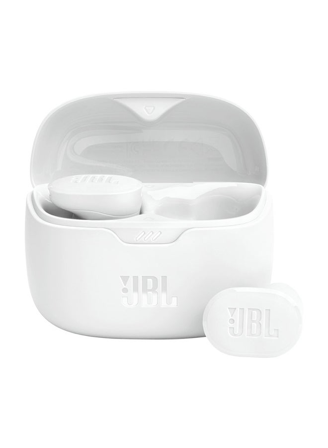 JBL - Tune Buds True Wireless Noise Cancelling Earbuds Pure Bass Sound Bluetooth 5.3 Le Audio Active With Smart White - Image 1