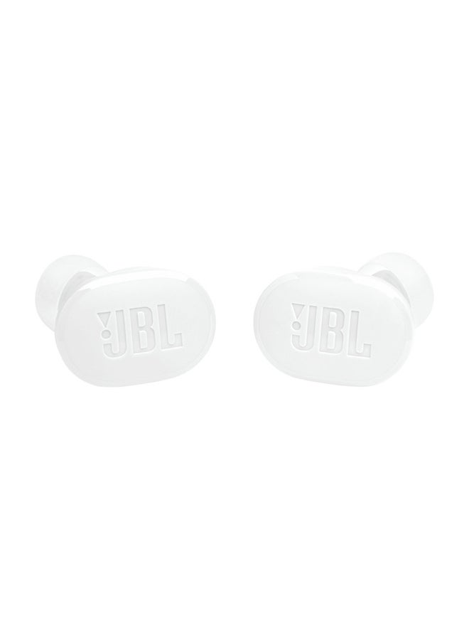 JBL - Tune Buds True Wireless Noise Cancelling Earbuds Pure Bass Sound Bluetooth 5.3 Le Audio Active With Smart White - Image 1