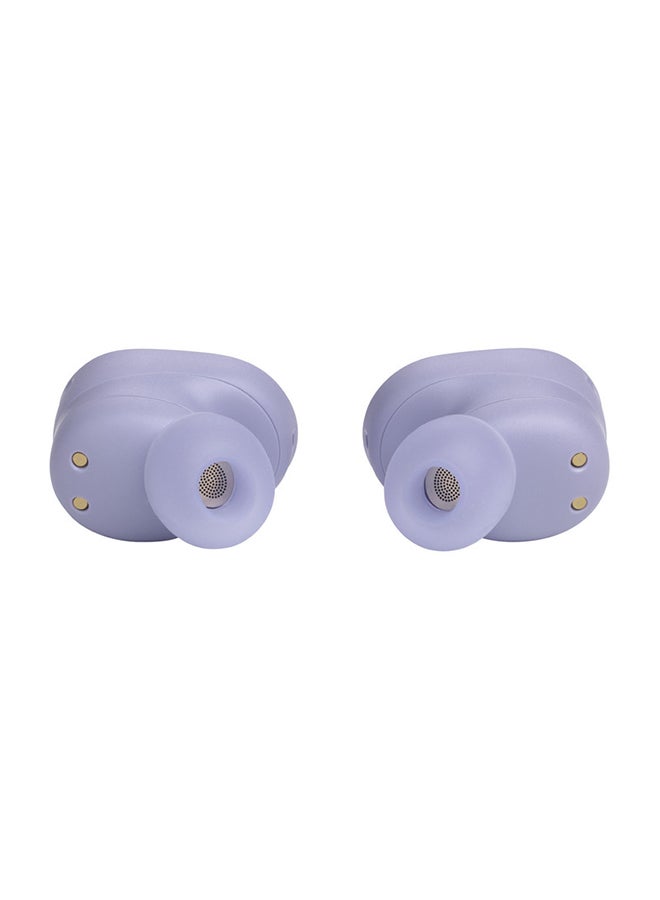 JBL - Tune Buds True Wireless Noise Cancelling Earbuds Pure Bass Sound Bluetooth 5.3 Le Audio Active With Smart Ambient 4 Mic Technology For Crisp Clear Calls Purple - Image 1