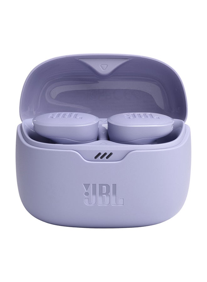 JBL - Tune Buds True Wireless Noise Cancelling Earbuds Pure Bass Sound Bluetooth 5.3 Le Audio Active With Smart Ambient 4 Mic Technology For Crisp Clear Calls Purple - Image 1
