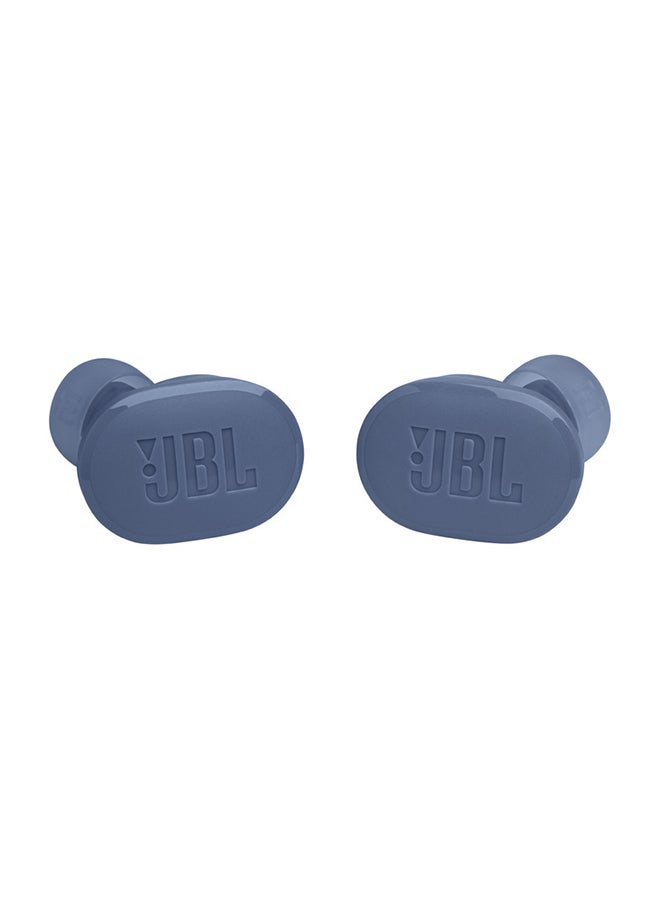 Tune Buds True Wireless Noise Cancelling Earbuds Pure Bass Sound Bluetooth 5.3 Le Audio Active With Smart Ambient 4 Mic Technology For Crisp Blue