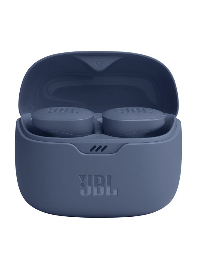 Tune Buds True Wireless Noise Cancelling Earbuds Pure Bass Sound Bluetooth 5.3 Le Audio Active With Smart Ambient 4 Mic Technology For Crisp Blue