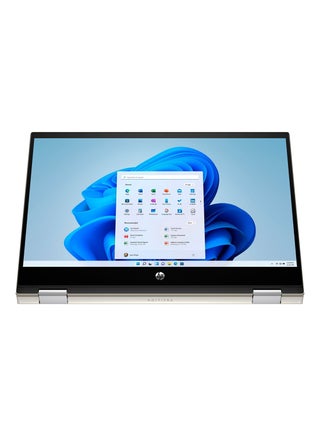 Pavilion Convertible 2-In-1 (Upgraded Version) Laptop With 14-Inch Display, Core i5 Processor/8GB RAM/256GB SSD/Intel XE Graphics/Windows 11 Home English warm gold - v1683858675/N53404857A_1