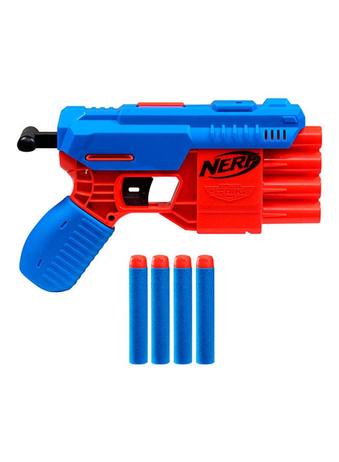 نيرف مسدس ألفا سترايك كلو QS-4 - 4 سهام ناسفة - تتضمن 4 سهام إسفنجية رسمية من النخبة - سهلة التحميل والتجهيز والإطلاق - Image 2