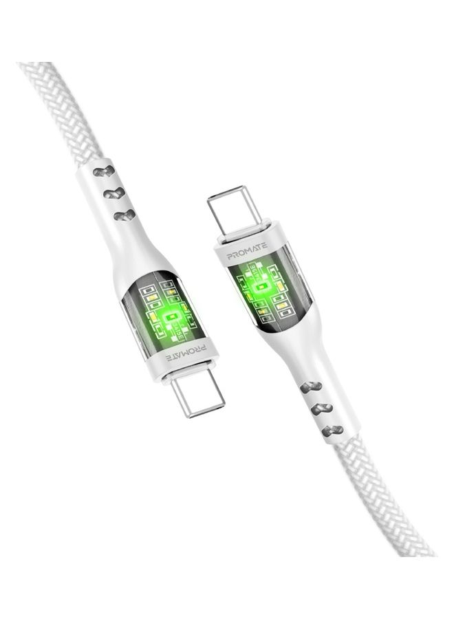 Type-C To Type-C Premium Cable 60W White