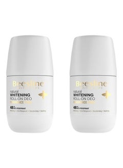 Beesline Pack Of 2 Natural Whitening Roll On Deodorant Fragrance Free 100ml 