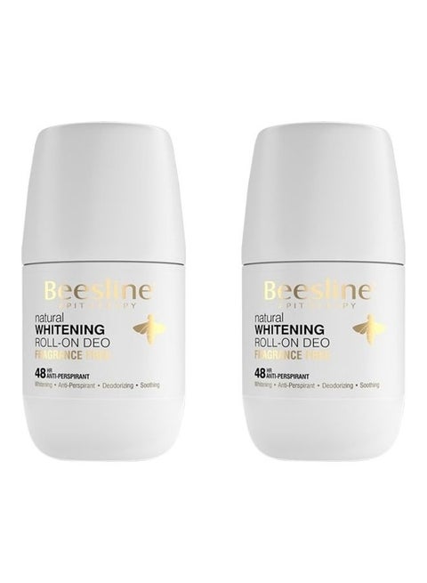 Pack Of 2 Natural Whitening Roll On Deodorant Fragrance Free 100ml