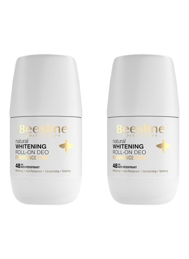 Beesline - Pack Of 2 Natural Whitening Roll On Deodorant Fragrance Free 100ml - Image 1