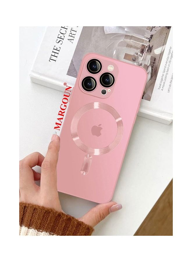 MARGOUN iPhone 14 Pro Max Case And Cover With MagSafe Built In High Grade Tpu Material Pink - Image 2