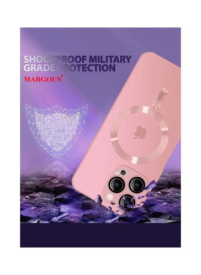 MARGOUN iPhone 14 Pro Max Case And Cover With MagSafe Built In High Grade Tpu Material Pink - Image 5