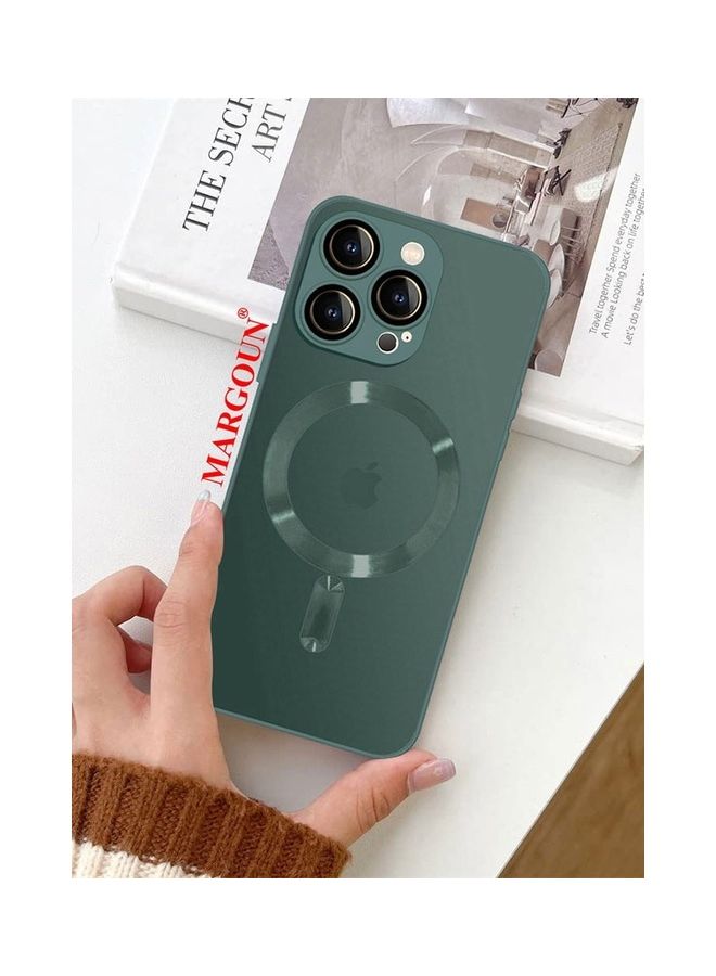 MARGOUN iPhone 14 Pro Max Cover With Magsafe Built In High Grade TPU Green - Image 2