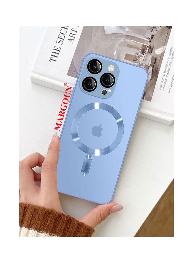 MARGOUN iPhone 14 Pro Max Cover With Magsafe Built In High Grade TPU Blue - Image 2