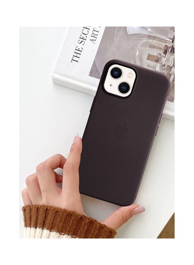 iPhone 14 Case And Cover Leather With Magsafe Purple