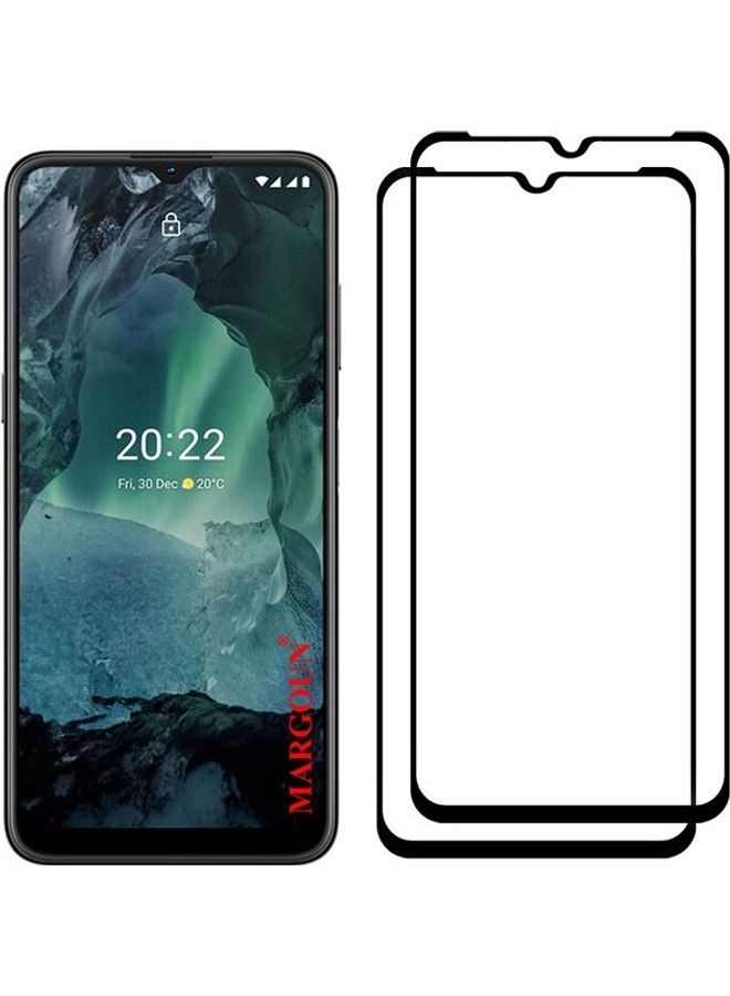 MARGOUN 2 Pack For Nokia G21 Tempered Glass Screen Protector Full Glue Back Clear - Image 2