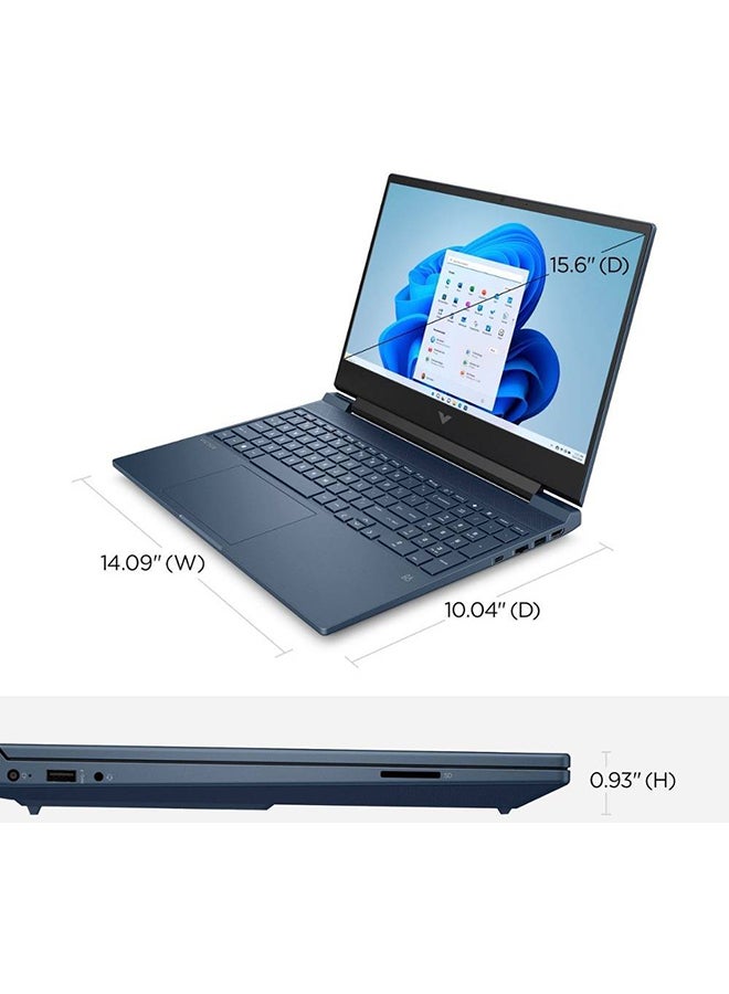 HP - Victus 15-fa1093dx Gaming (Upgraded Version) Laptop With 15.6-Inch Display, Core i5-13420H Processor/8GB RAM/512GB SSD/6GB NVIDIA GeForce RTX 3050 Graphics Card/Windows 11 English Blue - Image 1