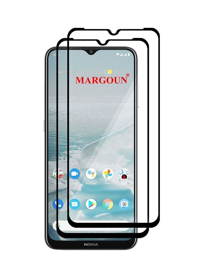 MARGOUN 2 Pack For Nokia G20 Tempered Glass Screen Protector Full Glue Back Clear - Image 2