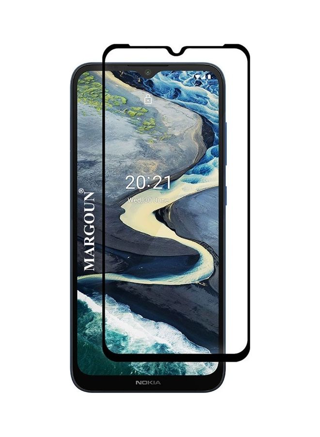 مارجون Nokia C20 Plus Tempered Glass Screen Protector Full Glue Back Clear - Image 3